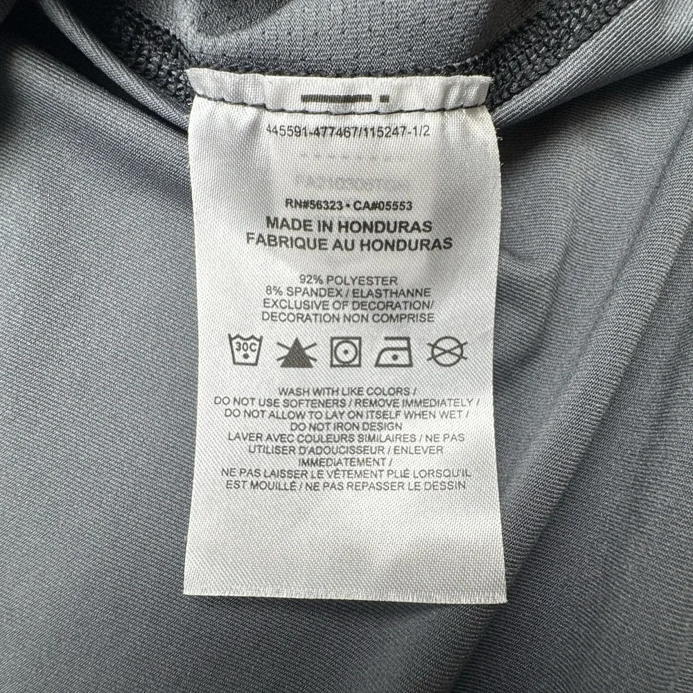 Nike Pro Dri-Fit Shirt Mens XL Gray‎ Stretch Short Sleeve Slim Fit Crew Neck